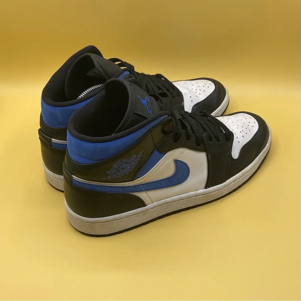 Jordan 1 Retro Mid Blue Black Racer‎